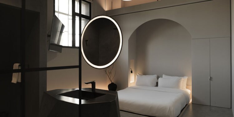 El hotel kodo es una piedra de toque arquitectónica para el bienestar