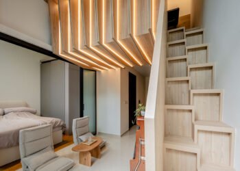 Un pequeño apartamento en Singapur maximiza el espacio con un nuevo loft