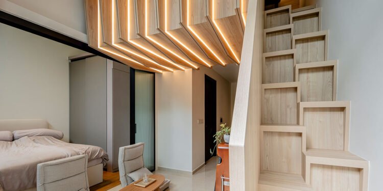 Un pequeño apartamento en Singapur maximiza el espacio con un nuevo loft