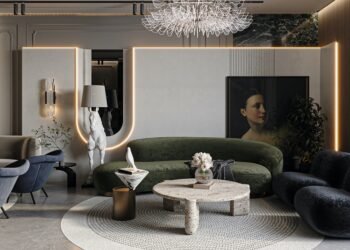 Un recorrido por una exquisita zona de recepción hogareña