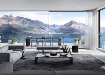 Impresionante villa que abre sus ventanas al sereno paisaje de Nueva Zelanda [Video]