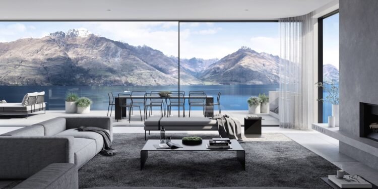 Impresionante villa que abre sus ventanas al sereno paisaje de Nueva Zelanda [Video]