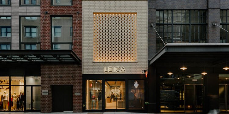 Brick Beguiles en el diseño minorista de la nueva tienda de Leica en Manhattan