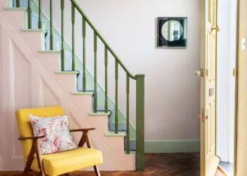 Cómo pintar una escalera, con y sin escalera