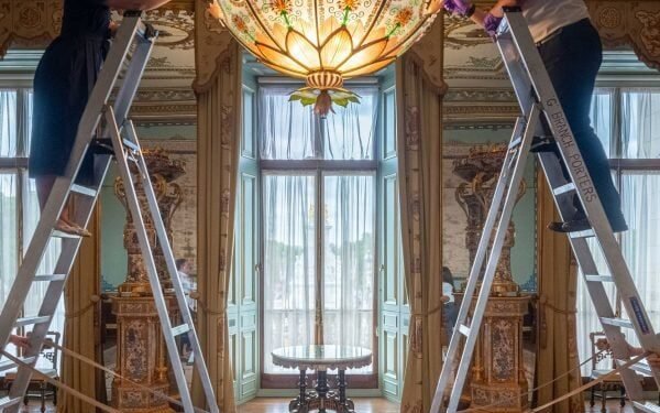 Se revelan los interiores estilo chinoiserie del Palacio de Buckingham tras su renovación