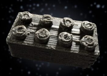 La ESA desarrolla un bloque Lego a partir de polvo espacial para construir en la Luna