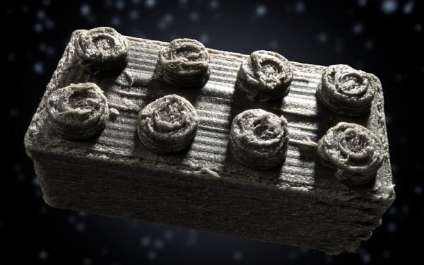 La ESA desarrolla un bloque Lego a partir de polvo espacial para construir en la Luna