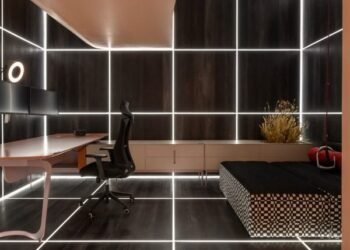 El concepto de vivienda y trabajo incluye realidad virtual y espacios flexibles con influencia del desierto