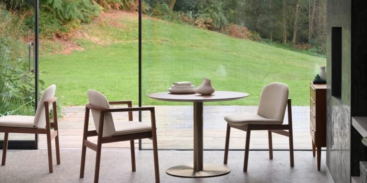 Silla de comedor Rakino de Tim Rundle para Morgan