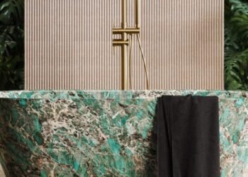 Bañera de mármol Tiffany de Lusso