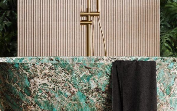 Bañera de mármol Tiffany de Lusso