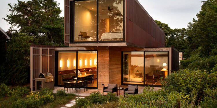 Una casa moderna inspirada en el diseño de barcos