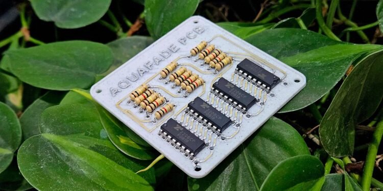 Los productos electrónicos solubles en agua Aquafade ofrecen una forma de abordar los desechos electrónicos