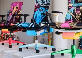 Herman Miller convierte sillas de juego en «objetos de arte» con el estudio de arte Faile