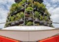 Ecosistema Urbano crea torre vegetal para “mitigar el cambio climático urbano”
