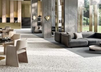 Azulejo Terrazzotech White de Casalgrande Padana