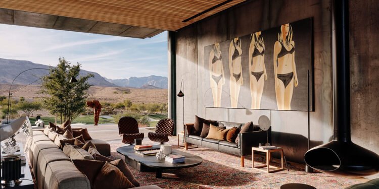 La Red Rock House es un diálogo arquitectónico con el desierto