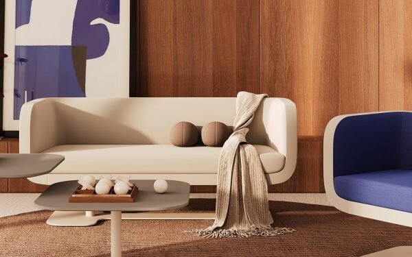 Asientos encuadernados de Karim Rashid para Kusch + Co