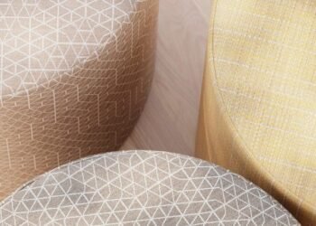 Tela facetada de Designtex