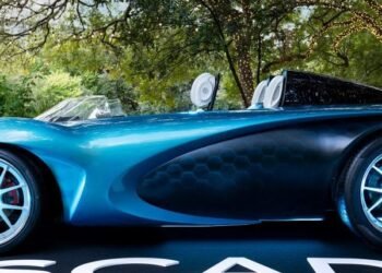 Los estudiantes de SCAD estrenan un concept car eléctrico en el Gran Premio de Estados Unidos