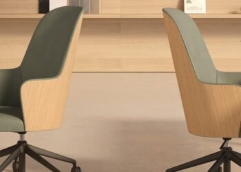 Silla ejecutiva Aleta de Jaime Hayon para Viccarbe