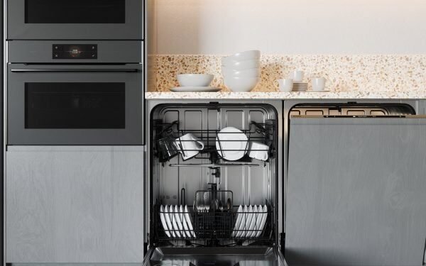 Lavavajillas de acero inoxidable de Asko