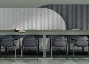 Mamparas de privacidad tranquilas de Union Design para KFI Studios