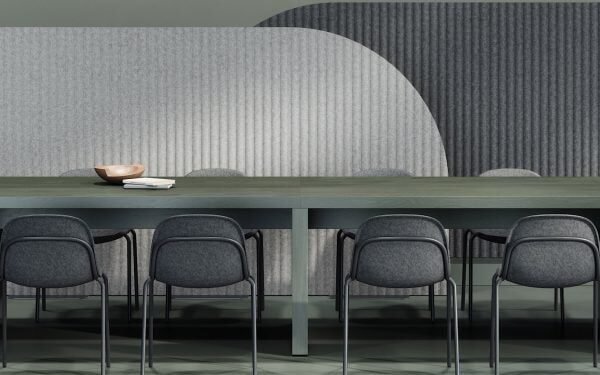 Mamparas de privacidad tranquilas de Union Design para KFI Studios