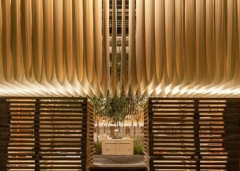 Semester Studio crea un pabellón para Camerich utilizando «materiales prestados»