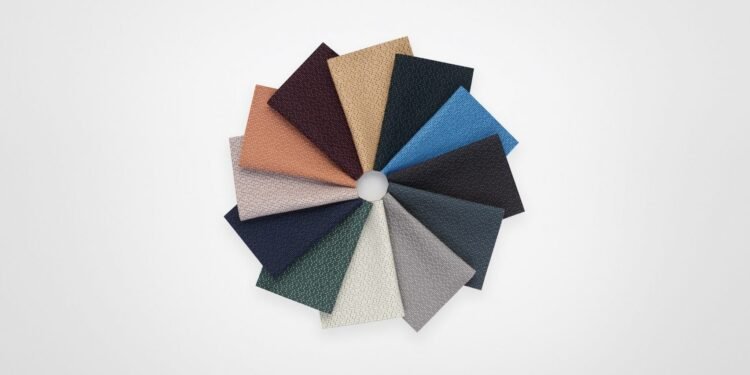 Dezeen Agenda presenta un tejido de poliéster reciclado de Kvadrat