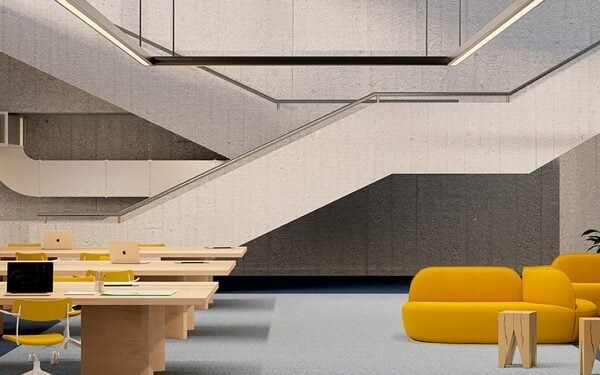 Las losetas de moqueta de Modulyss aparecen en Dezeen Showroom