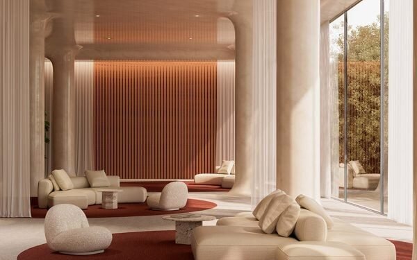 Moqueta en losetas colección Plus de Modulyss