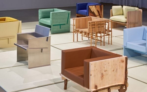 Silla holandesa Invertuals remezclada por 14 diseñadores para la exposición Specimen