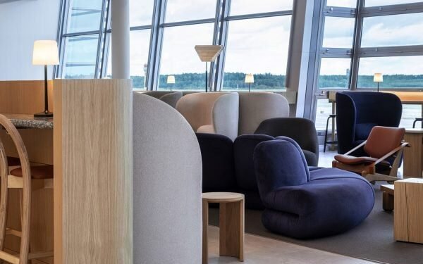 Joanna Laajisto lleva el lujo nórdico a la sala VIP de Finnair en el aeropuerto de Helsinki