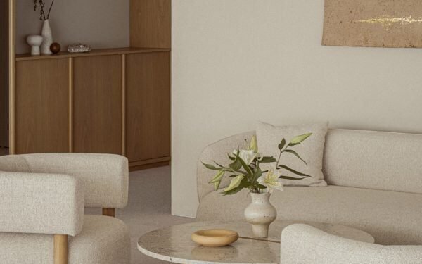 Keiji Ashizawa Design utiliza tonos neutros para el showroom de Tokio