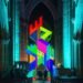 Morag Myerscough crea una instalación fluorescente en Doncaster Minster