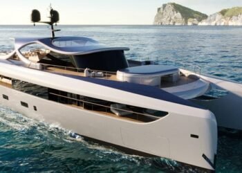 Yves Béhar diseña un superyate híbrido eléctrico para Rossinavi