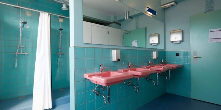 Ocho baños resucitando fregaderos rosados ​​para el siglo XXI