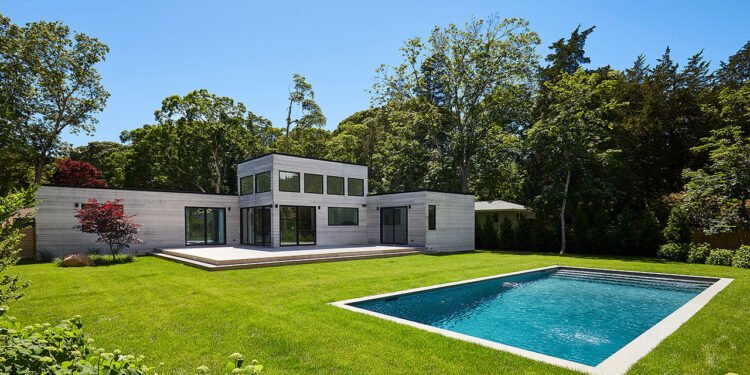 La casa de turno prefabricada aporta modularidad al diseño de alta gama