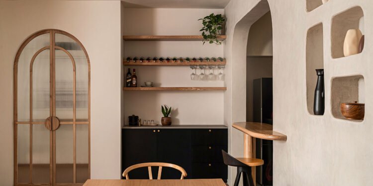 La residencia Lagom es una casa inspirada en Wabi-Sabi en Bangalore