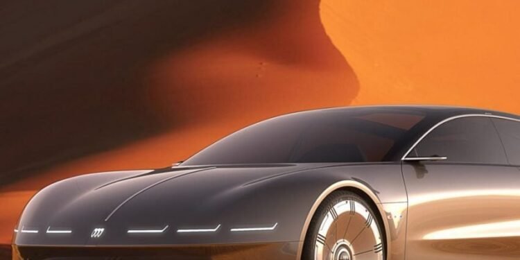 GM China revela el concepto EV diseñado para evocar barcos de cohetes retro