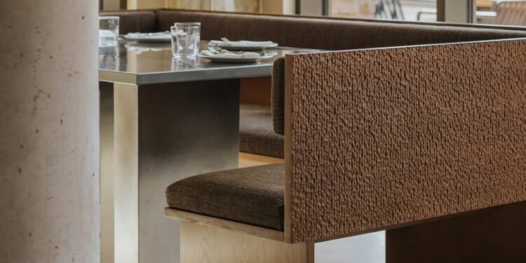 A-nrd trae "energía meditativa" al restaurante Canalside en Londres