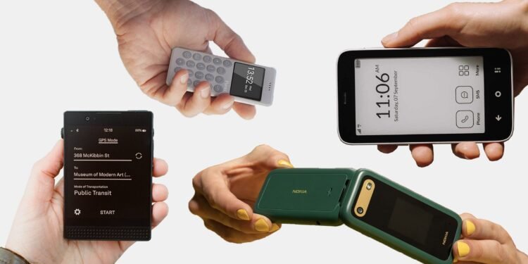 Cuatro de los mejores teléfonos tontos para una desintoxicación digital