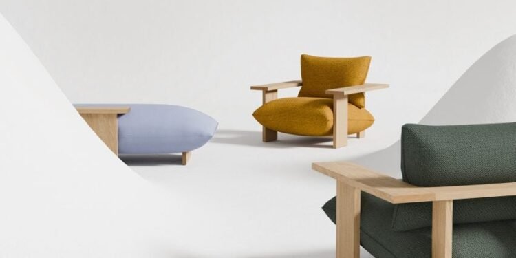 Presione sillón y banco de Studio realmente para DesignBythem