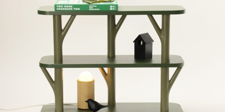 Sistema de estantería TreeVive de Qualy y Harvbrand