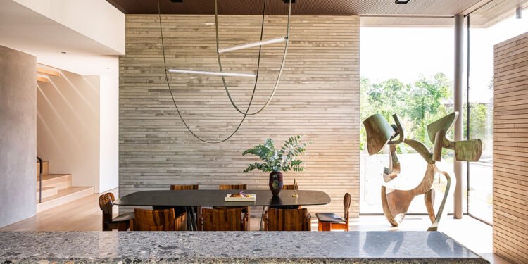 Moody Tones se encuentra con las vibraciones de mediados del siglo en esta casa de Texas