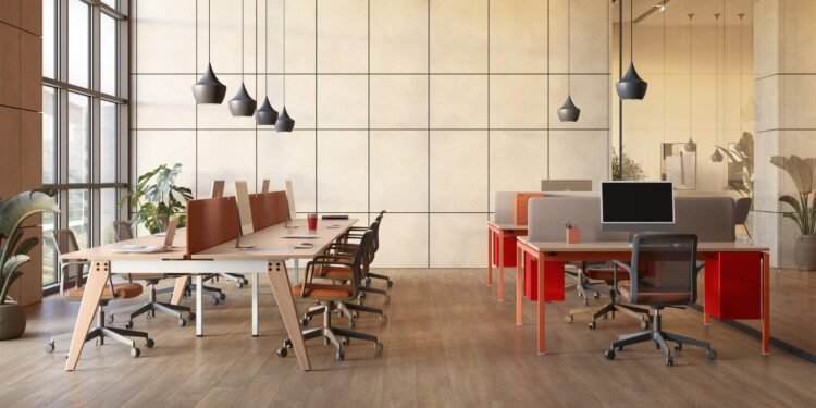 Alinee el escritorio de Bisley | Showroom de dezeen