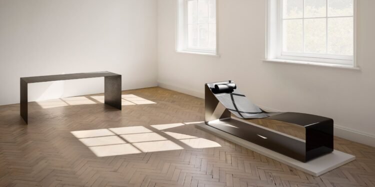 Terence Woodgate diseña muebles donde «la fibra de carbono es la estructura»