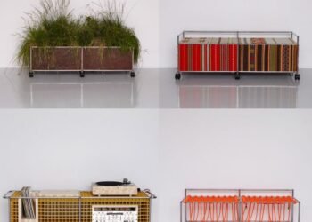 Los diseñadores noruegos utilizan materiales recuperados para personalizar los muebles de USM Haller