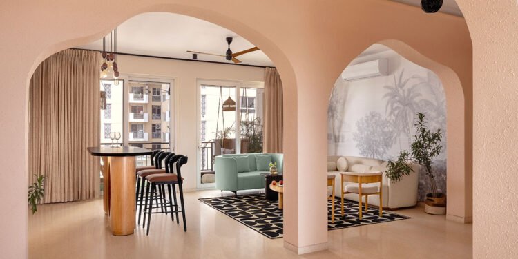 Un apartamento en Gurugram que aporta espíritu costero a la ciudad